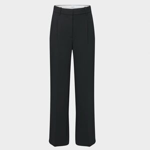 Aritzia Black Tailored Wide-Leg Ankle Pants